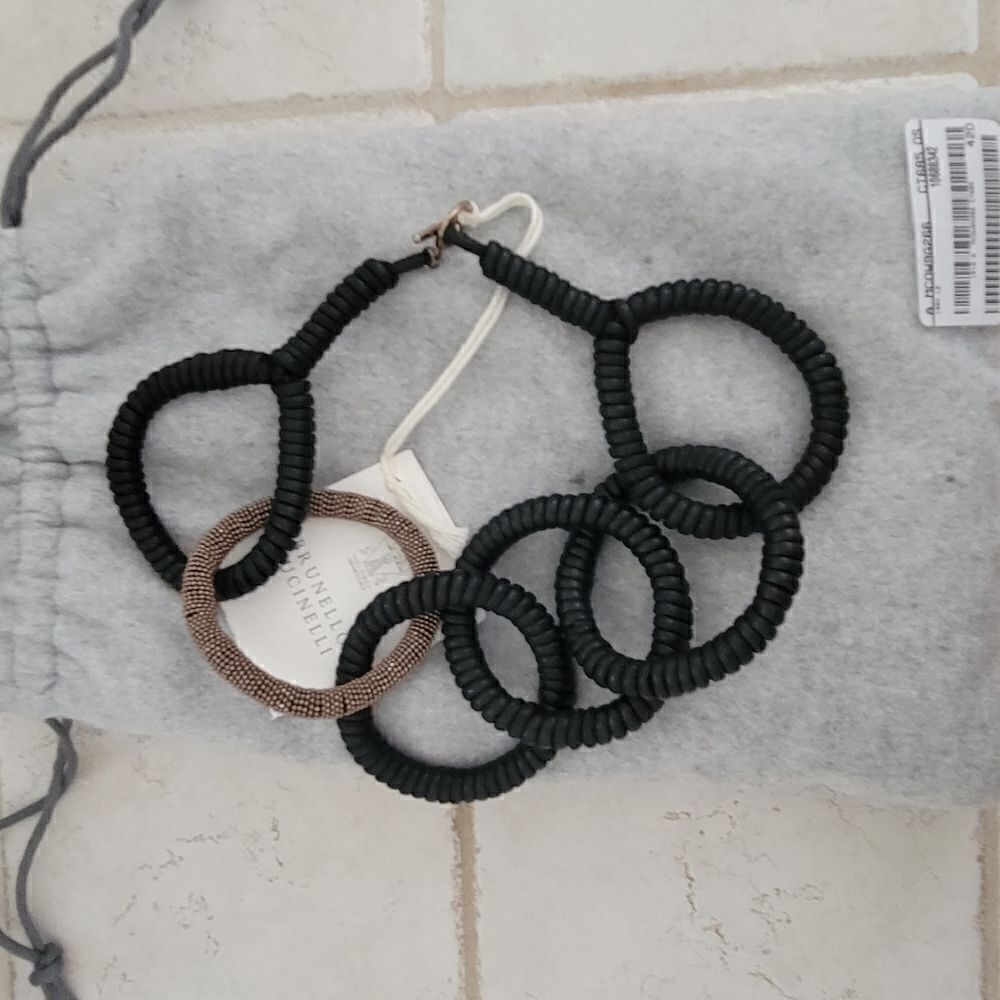 Brunello Cucinelli Statement Choker Necklace New